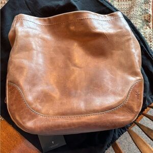Frye Melissa Cognac Hobo Crossbody